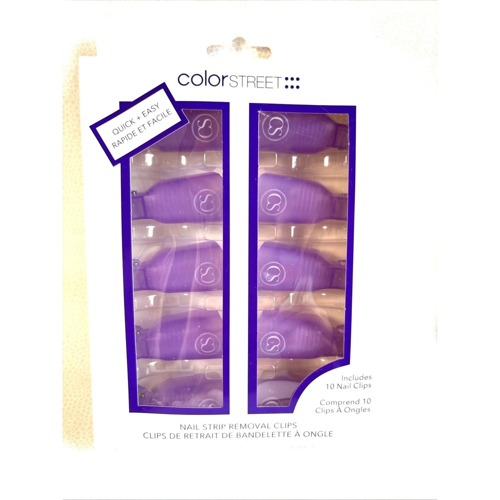 Colorstreet Nail Strip Removal Clips‎ Pack Of 10 Clips New